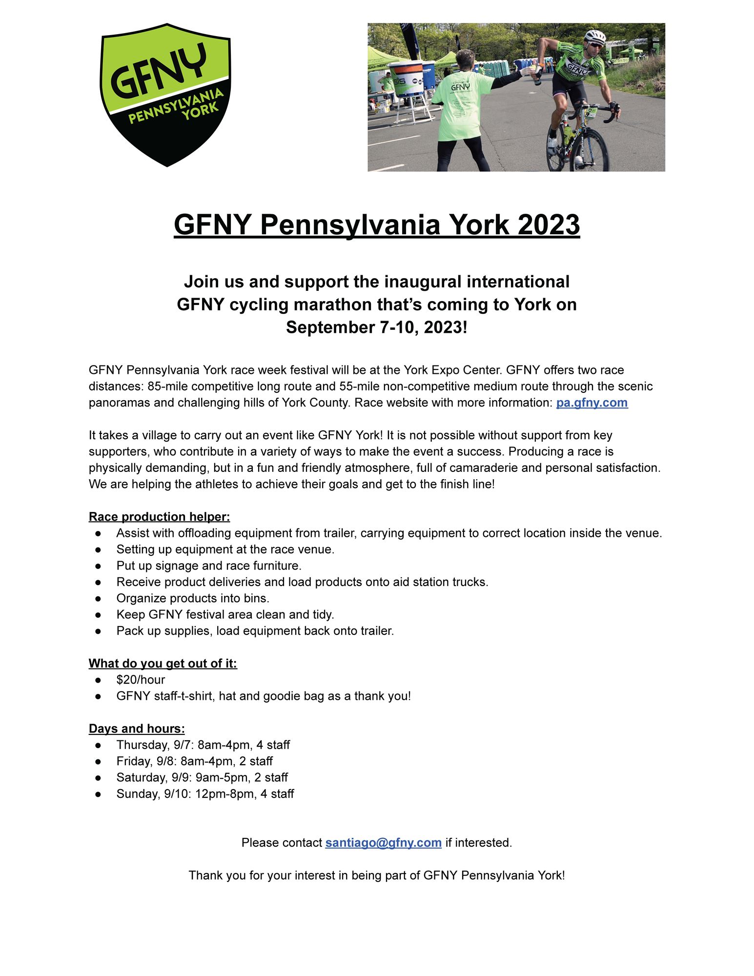 gfny cycling