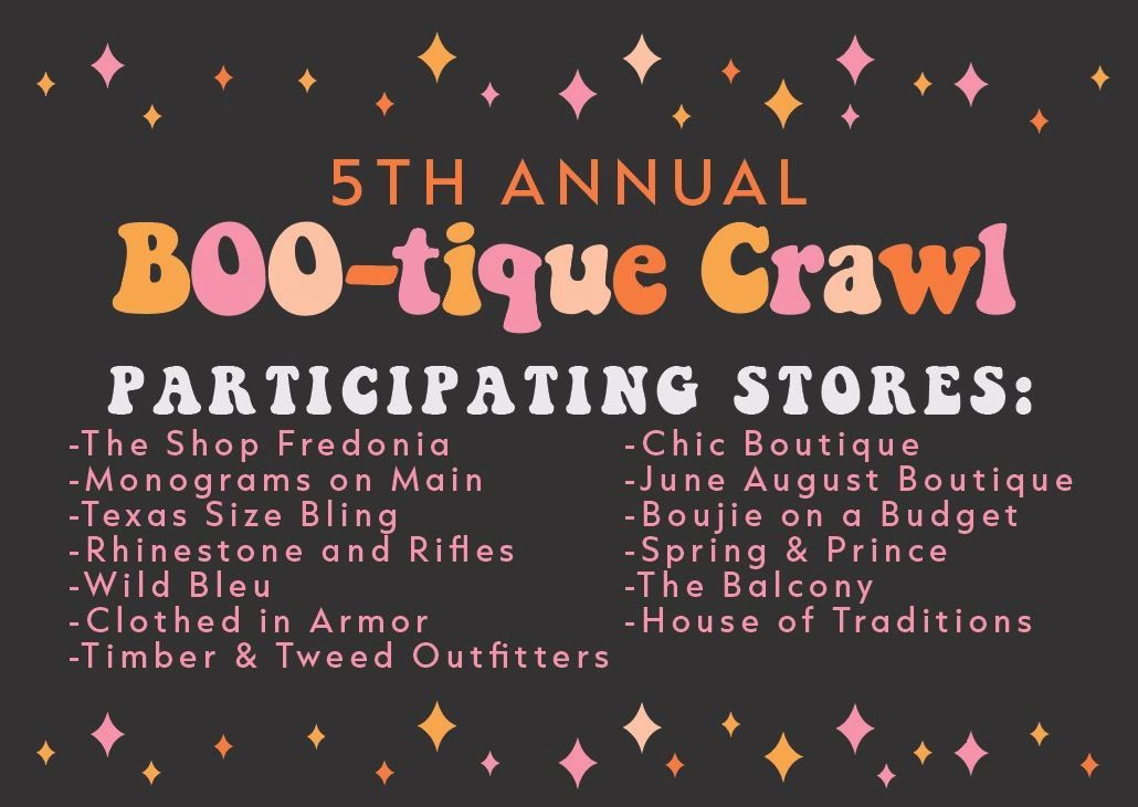 5th Annual BooTique Crawl