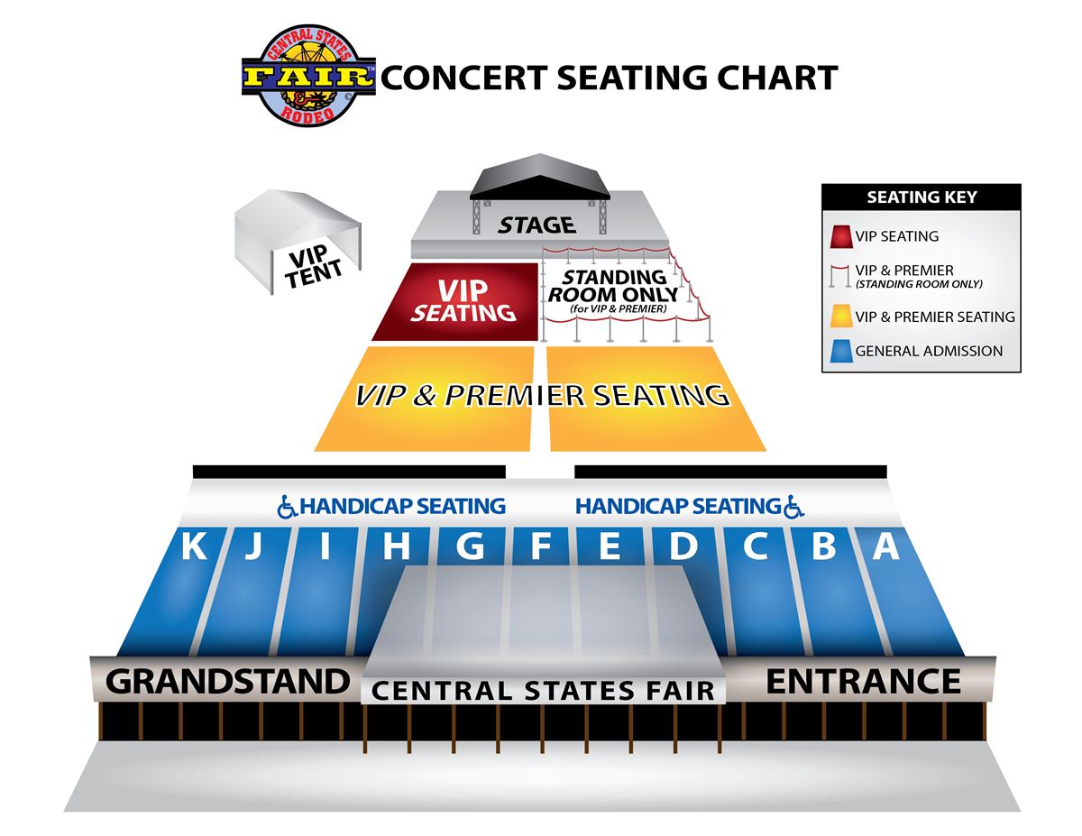 Minnesota State Fair Concert Seating Chart Elcho Table