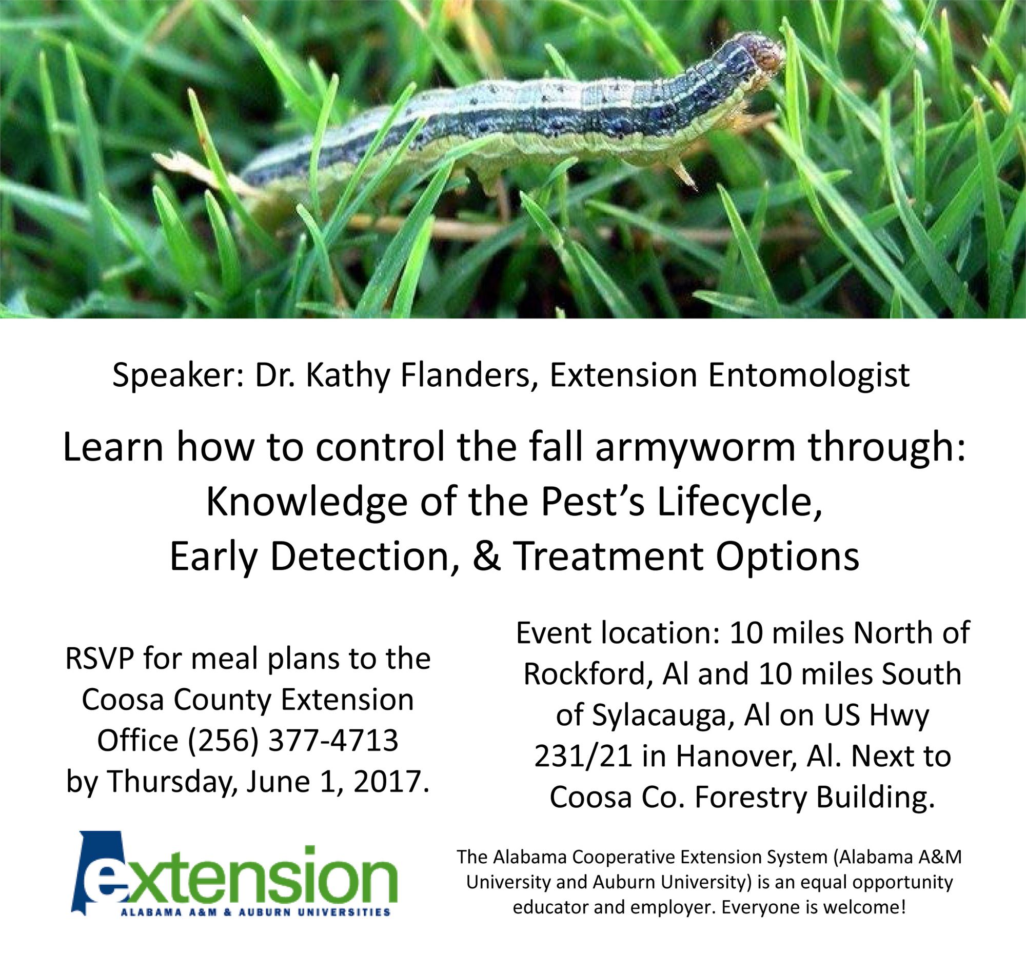 download army worm control