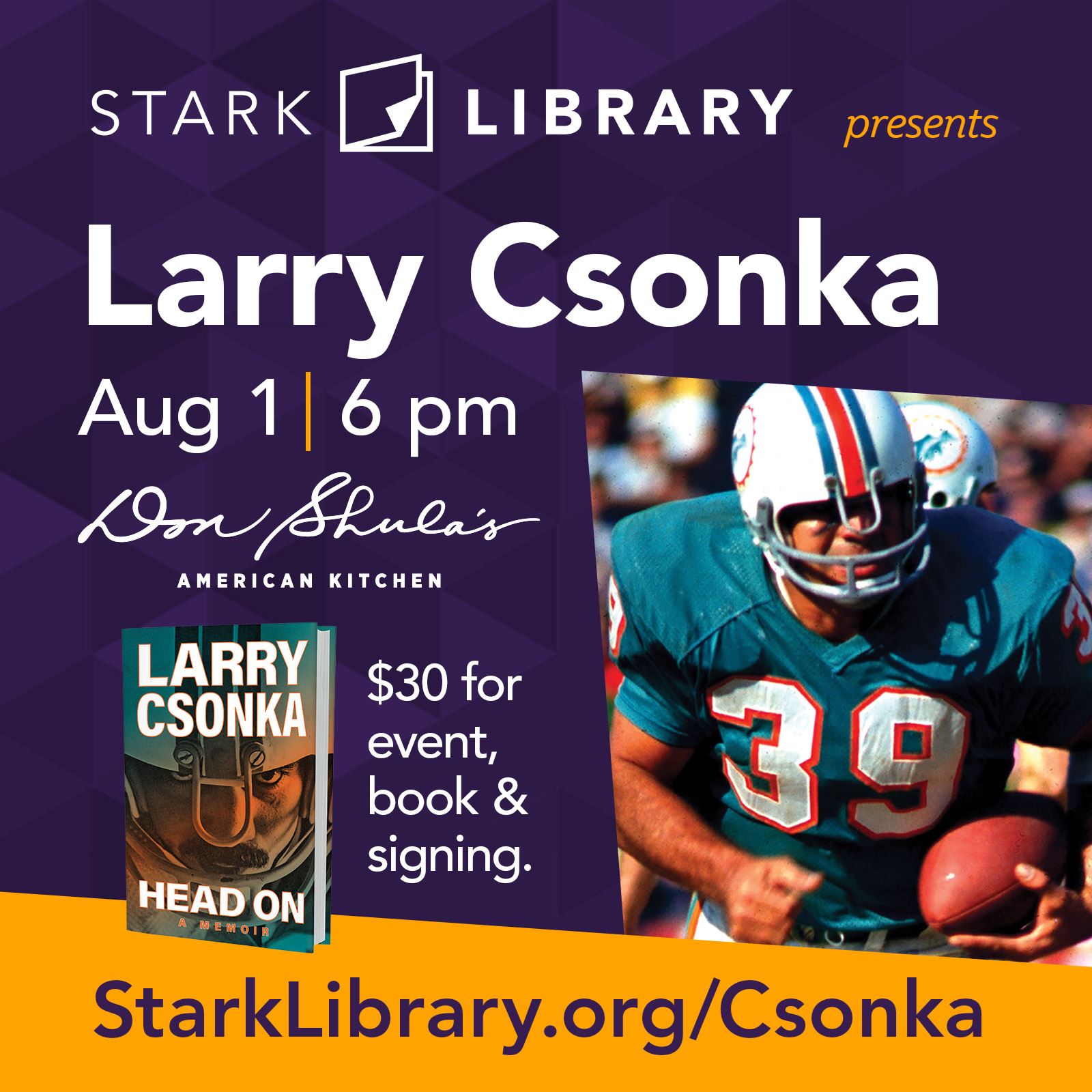 Larry Csonka  East Coast Sports Marketing