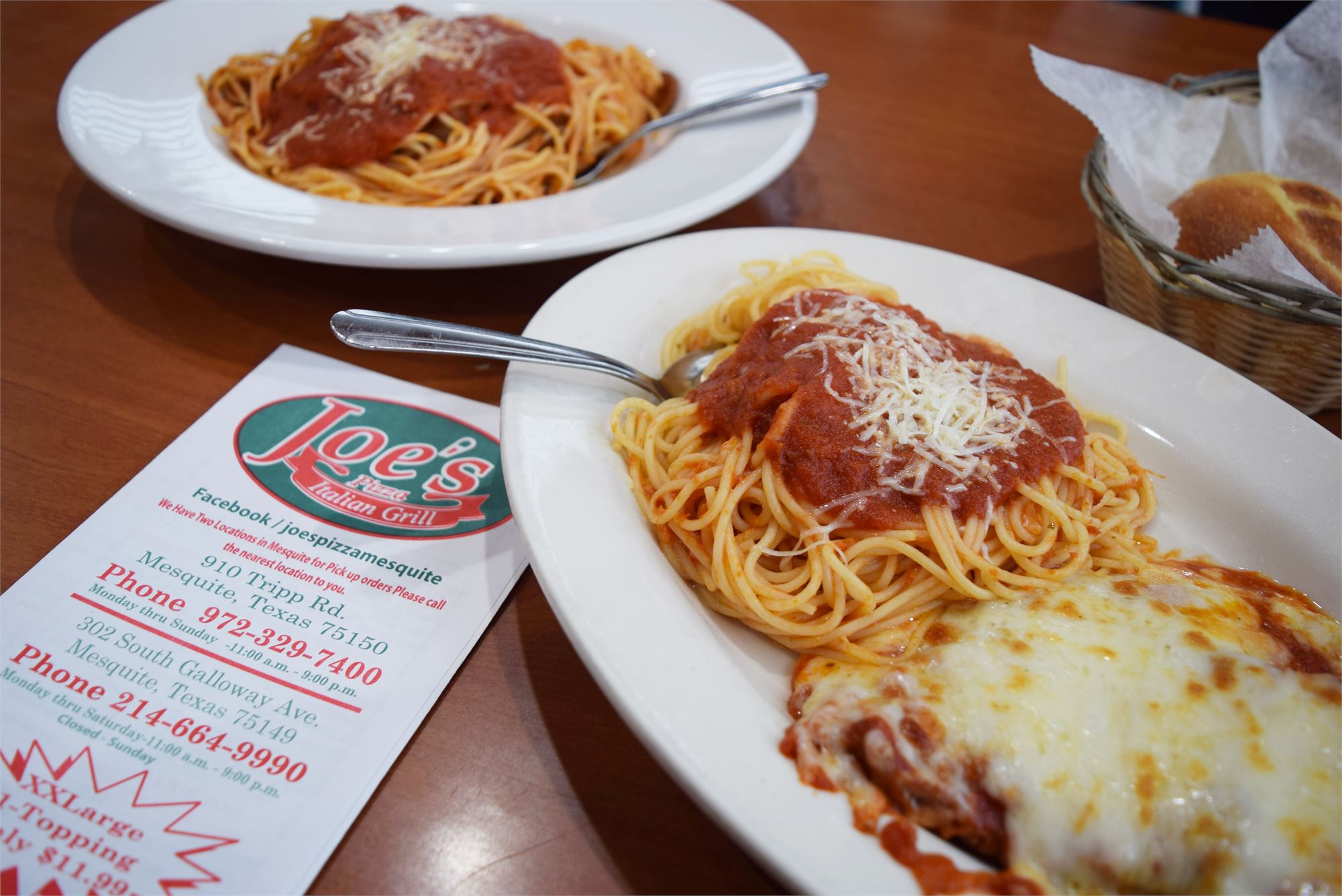 Joe's Pizza and Pasta Italian Grill Visit Mesquite, TX