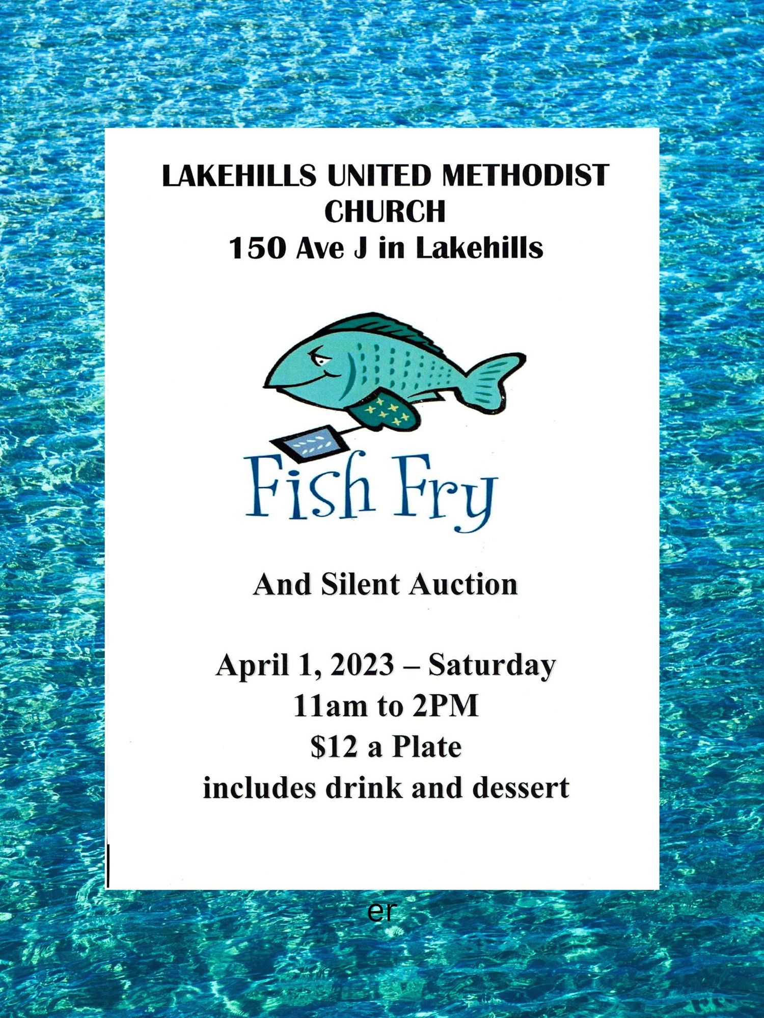 Fish Fry-Lakehills United Methodist Church