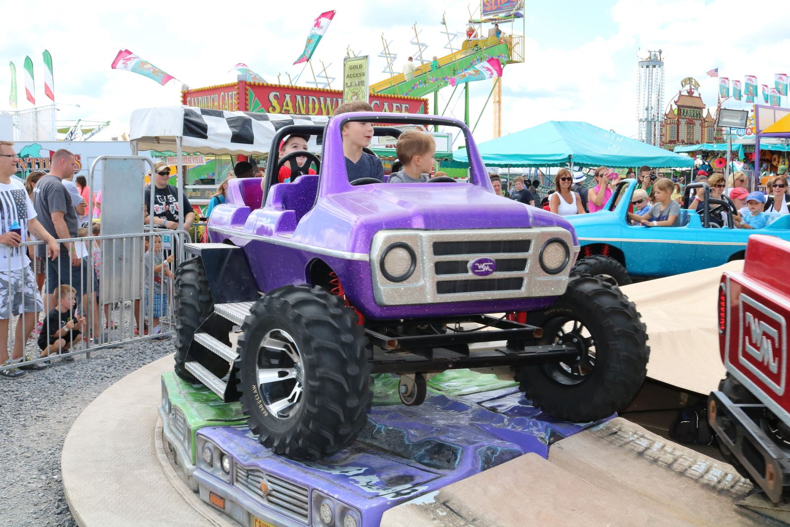 Cedar Points' newest thrill is riding in real Monster Jam trucks