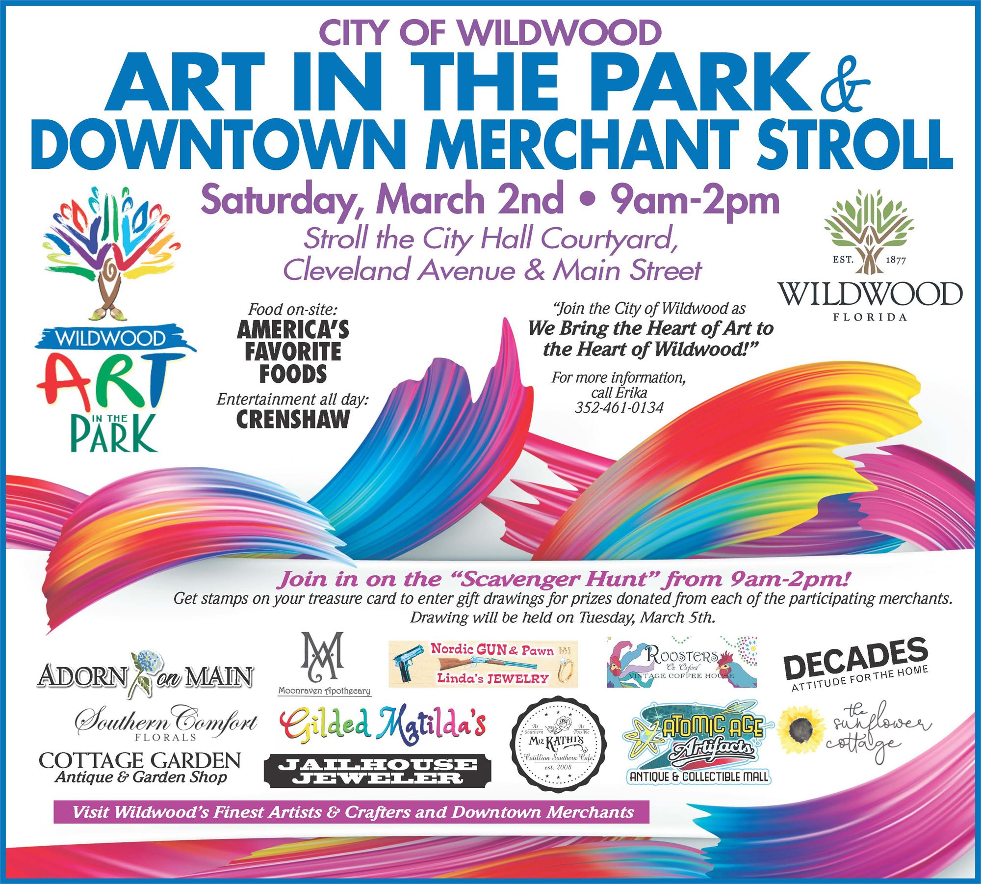 Wildwood's Art in the Park & Downtown Merchant Stroll