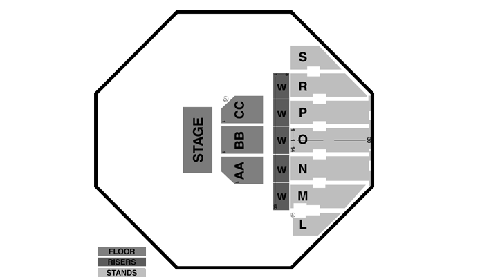 grand falls casino concert seating chart