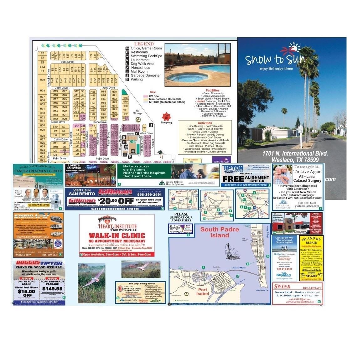 RV Resort Site Maps