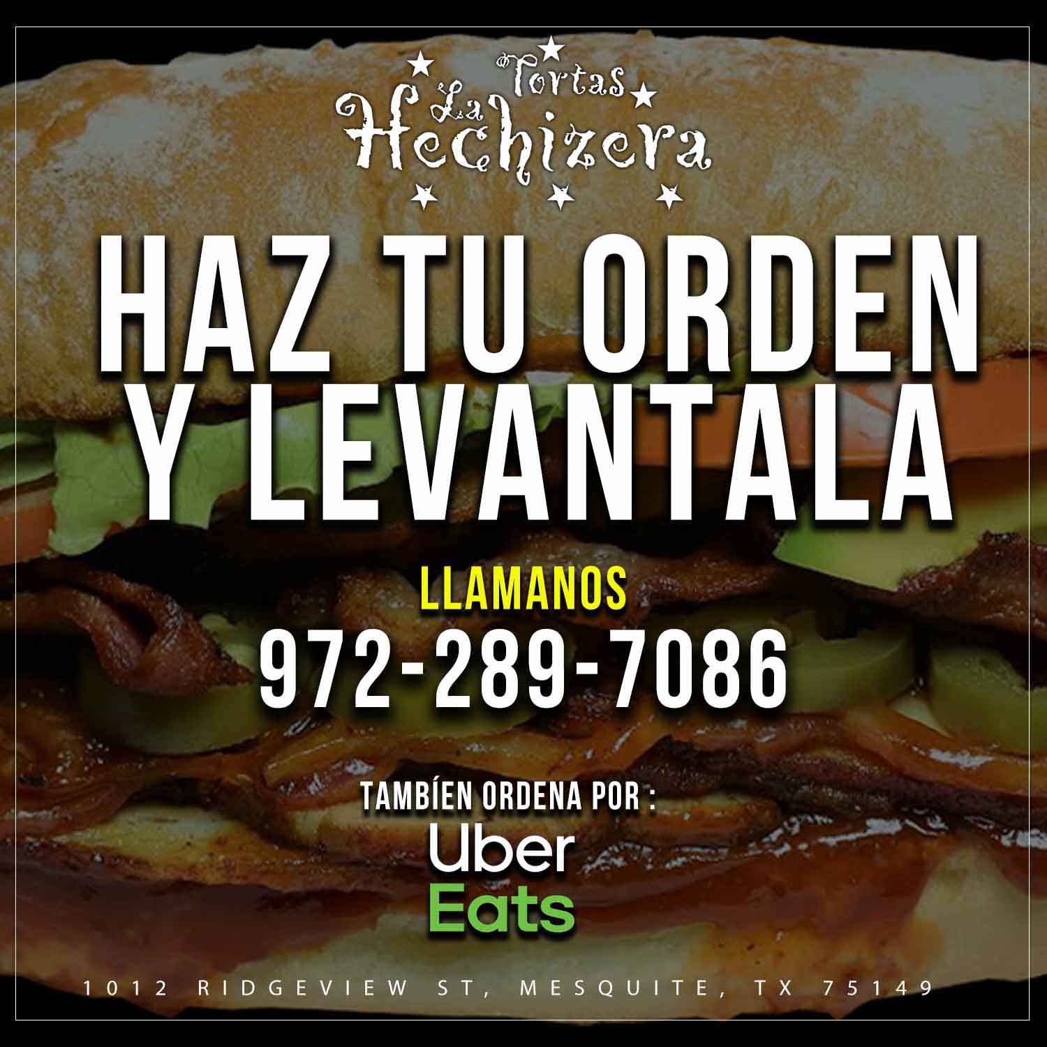 Tortas La Hechicera de Mesquite