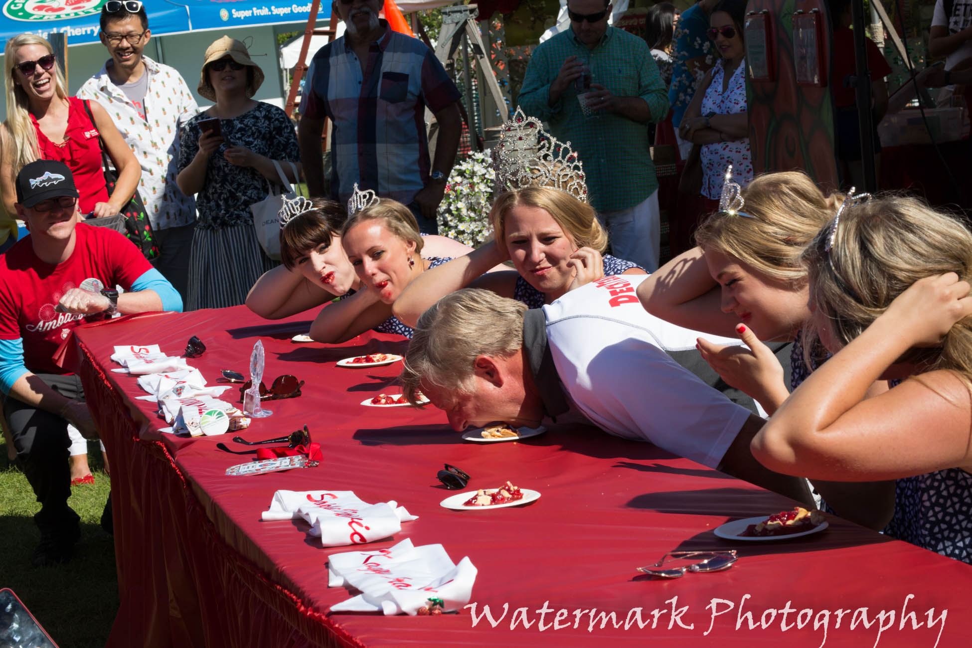Adult Cherry Pie Eating Contest