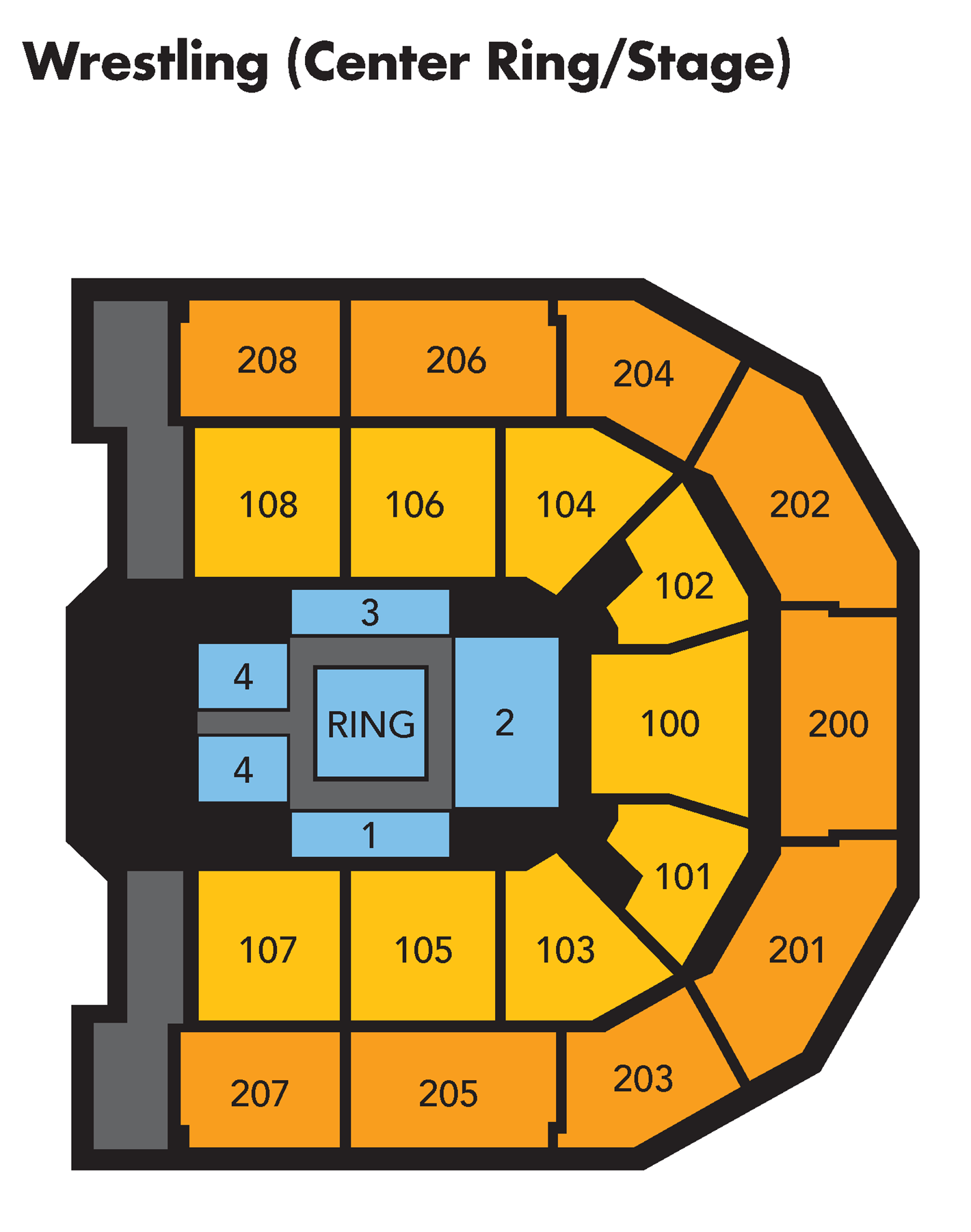 UMBC Event Center Seating Charts