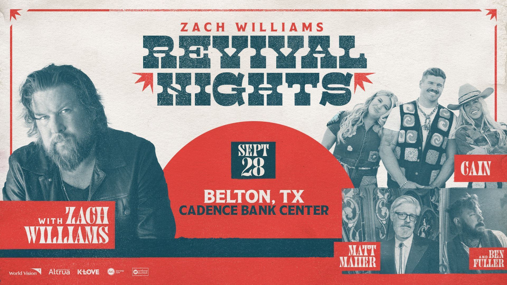 ZACH WILLIAMS REVIVAL NIGHTS TOUR