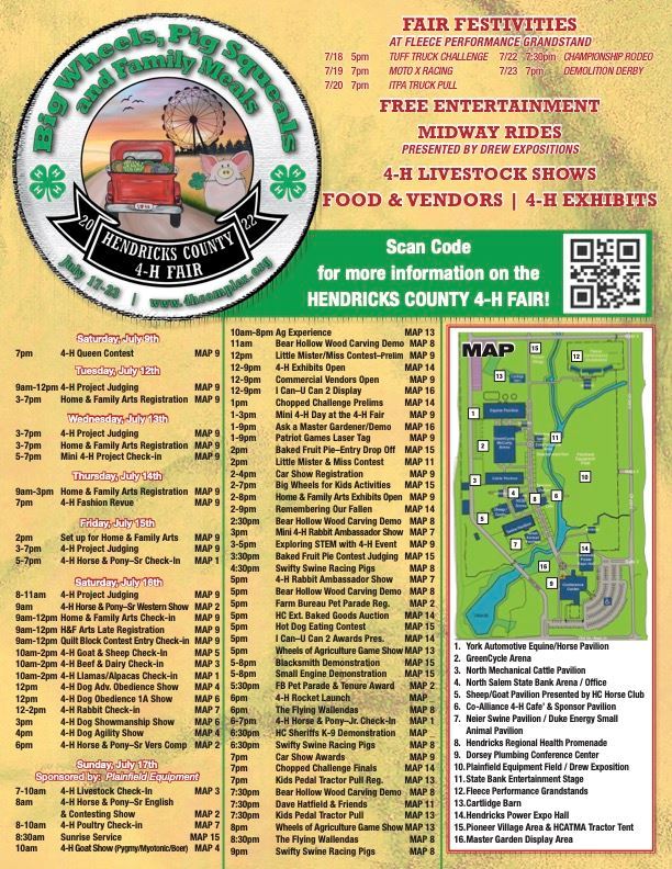 4H Fair Schedule