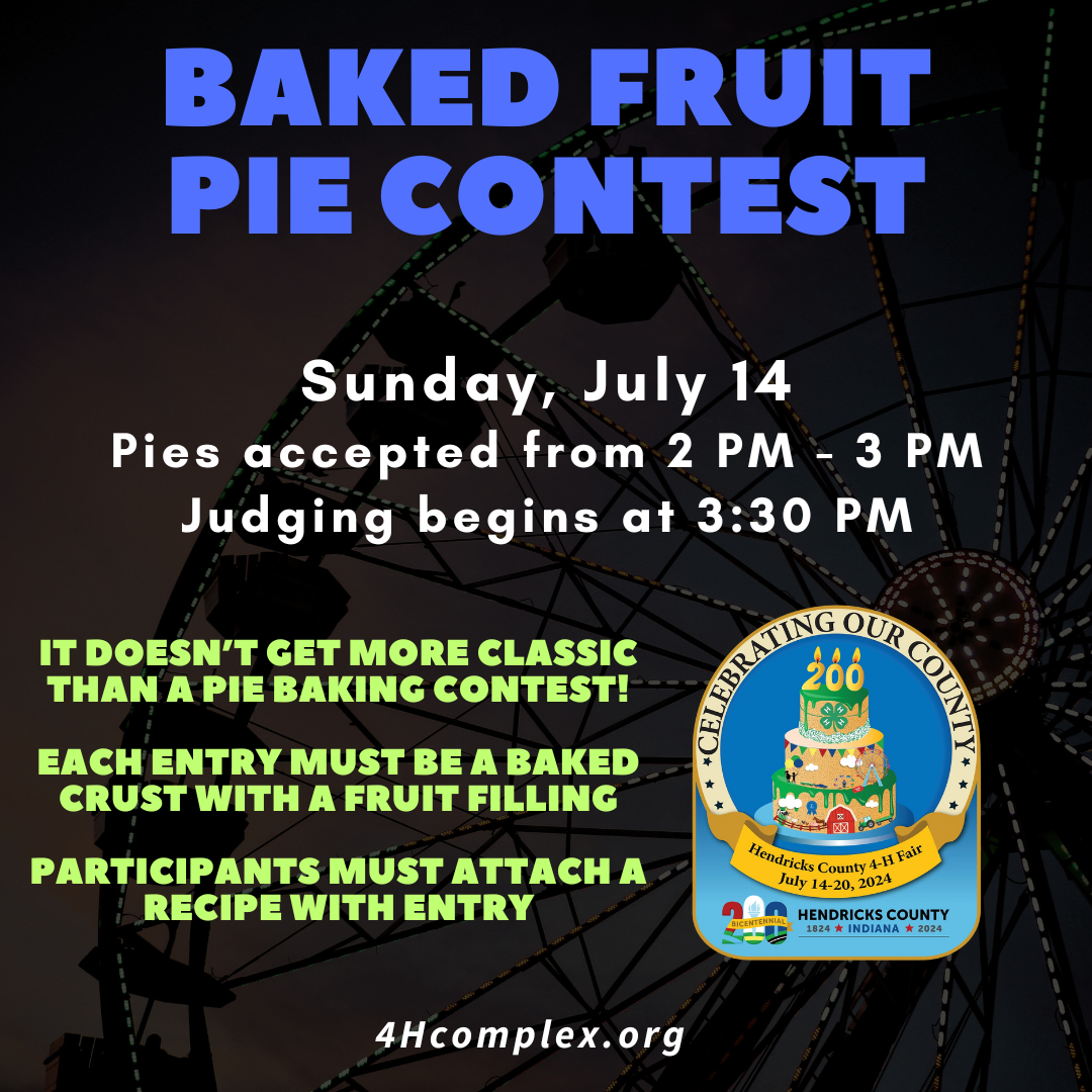 Baked Fruit Pie Contest