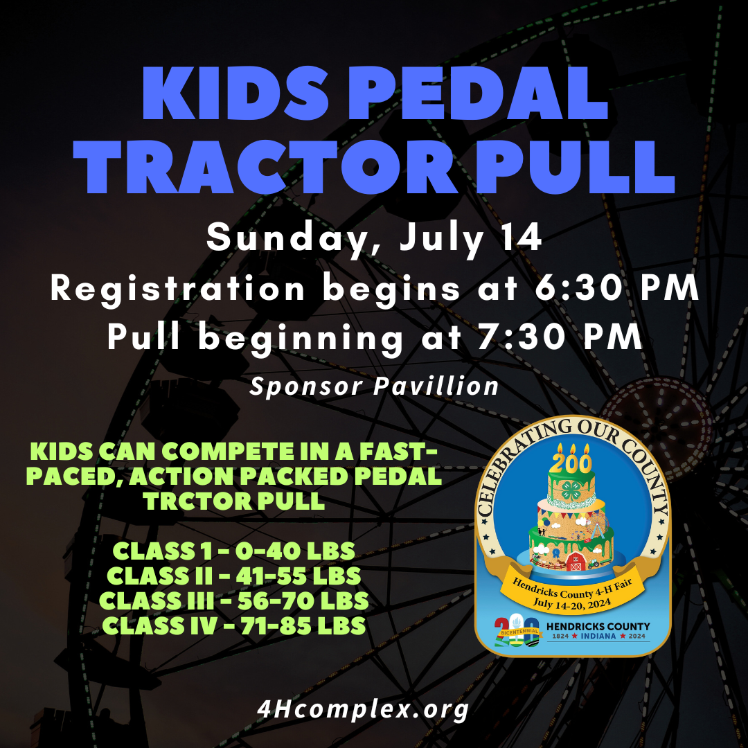 Kids Pedal Tractor Pull