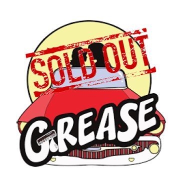 Grease car logo that has the words SOLD OUT written across it.