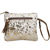 Myra Bag Golden Speckled Hair-On Leather Pouch