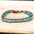 Turquoise Beaded Cord Bracelet
