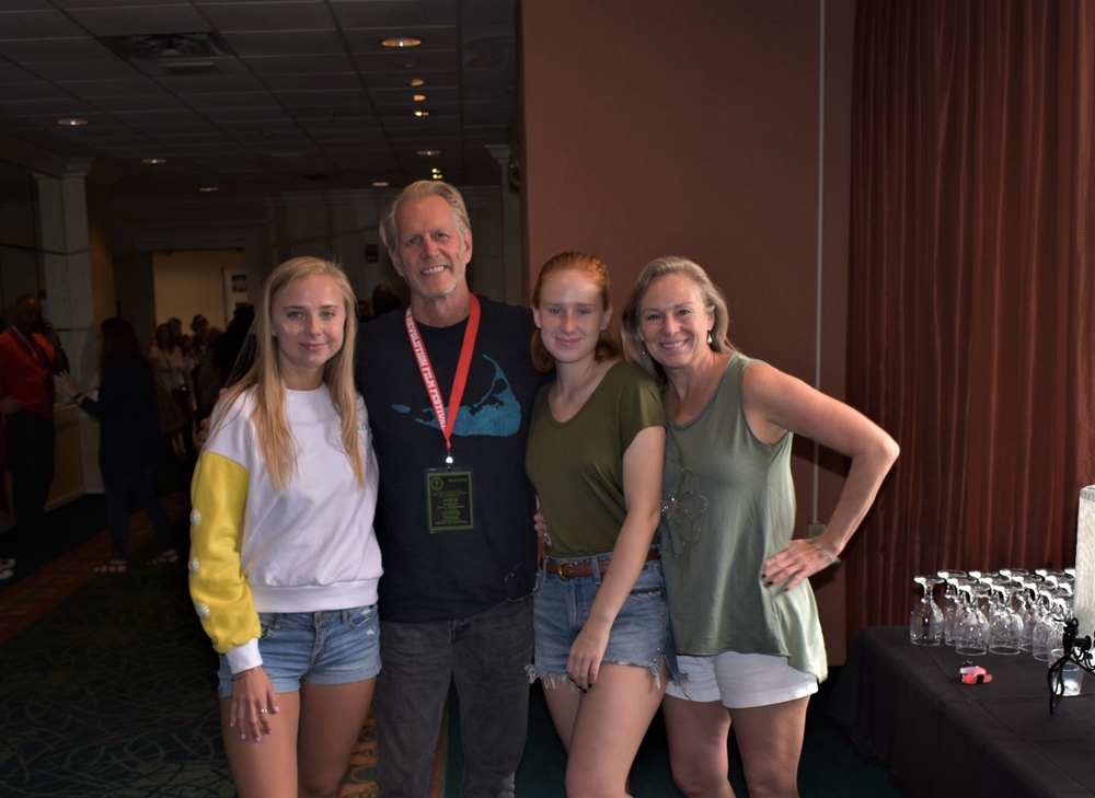 Filmmaker and Family at ARFF 2018 - Photo courtesy of Robin Smith