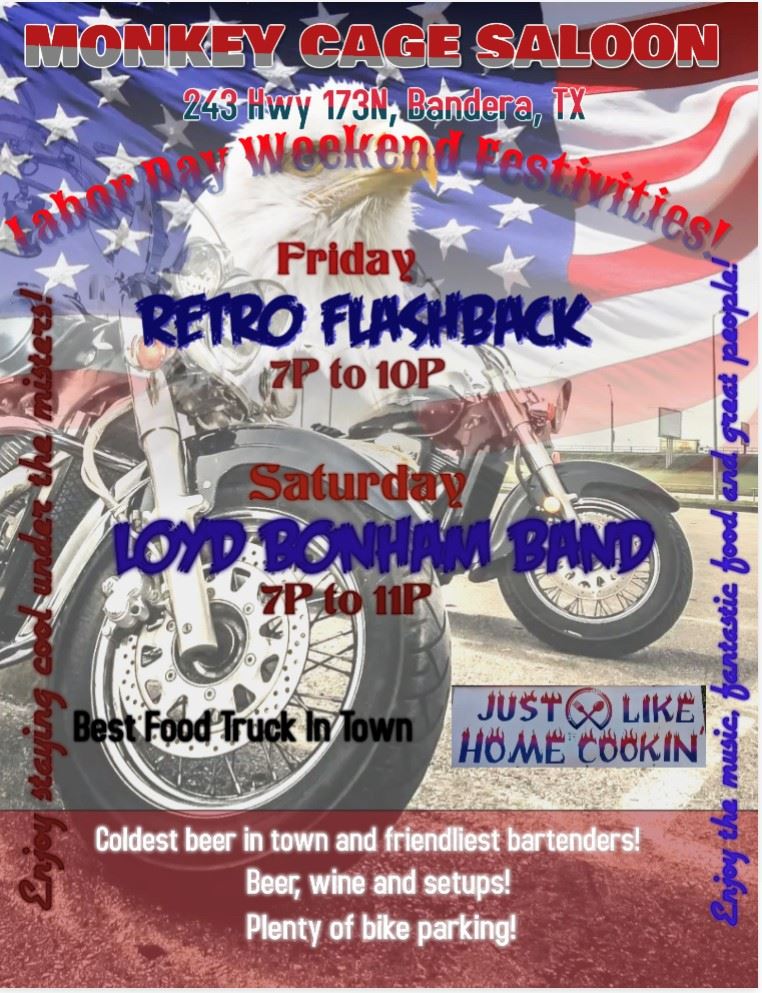LABOR DAY WEEKEND AT MONKEY CAGE SALOON