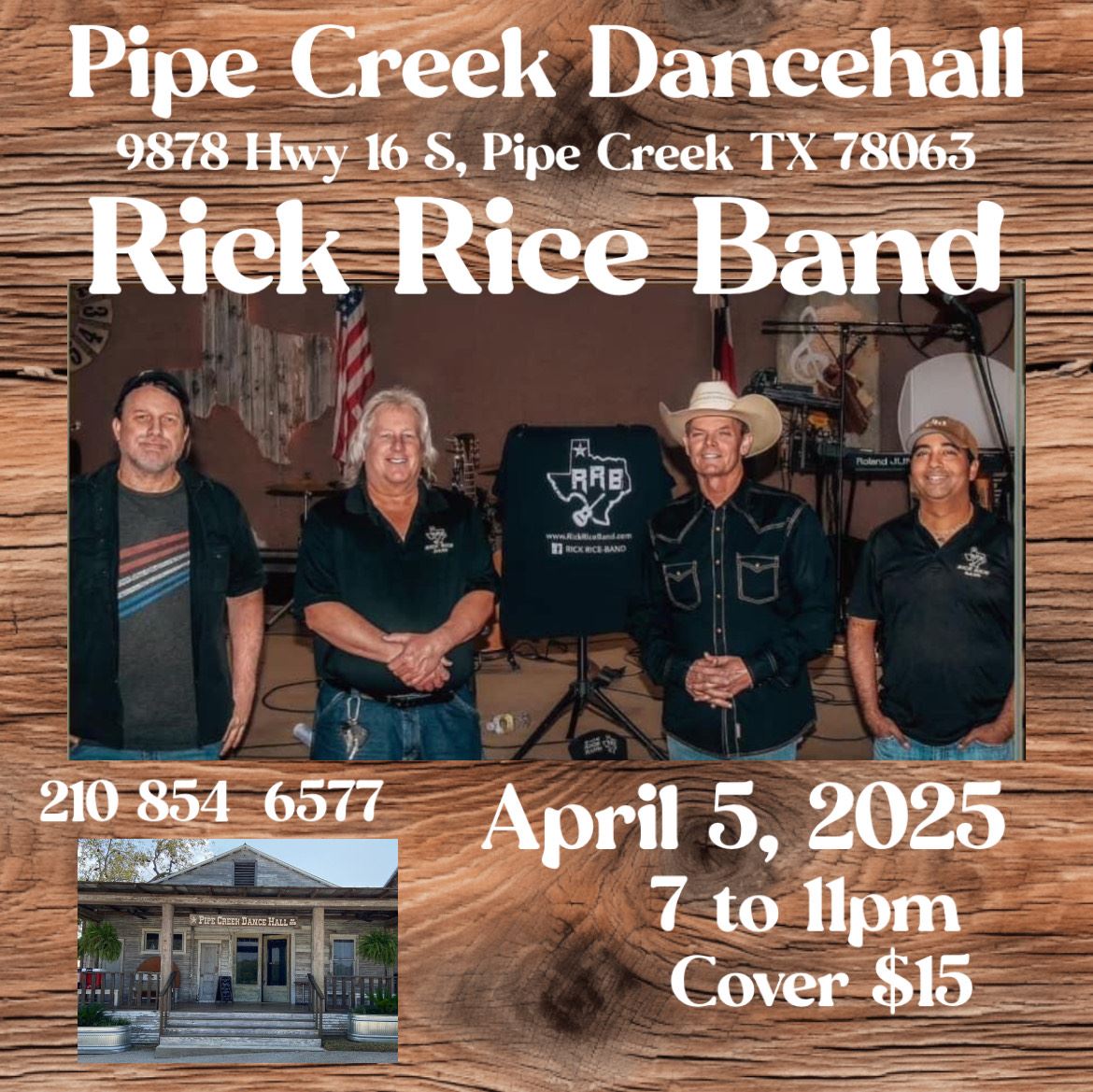 Rick Rice Band at Pipe Creek Dancehall