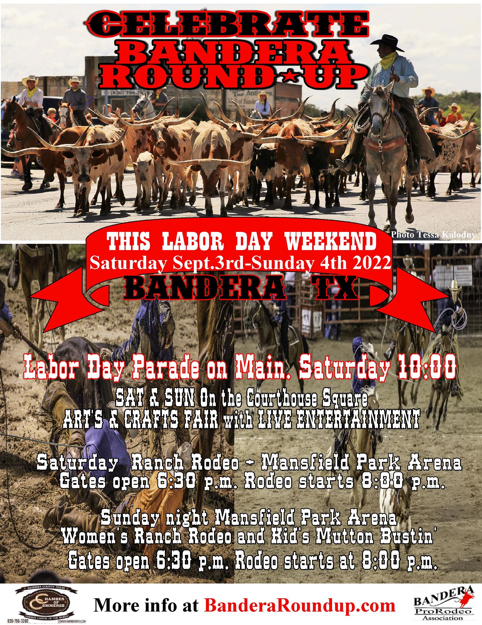 Bandera Rodeo 2024 Bandera Round-Up RANCH RODEO