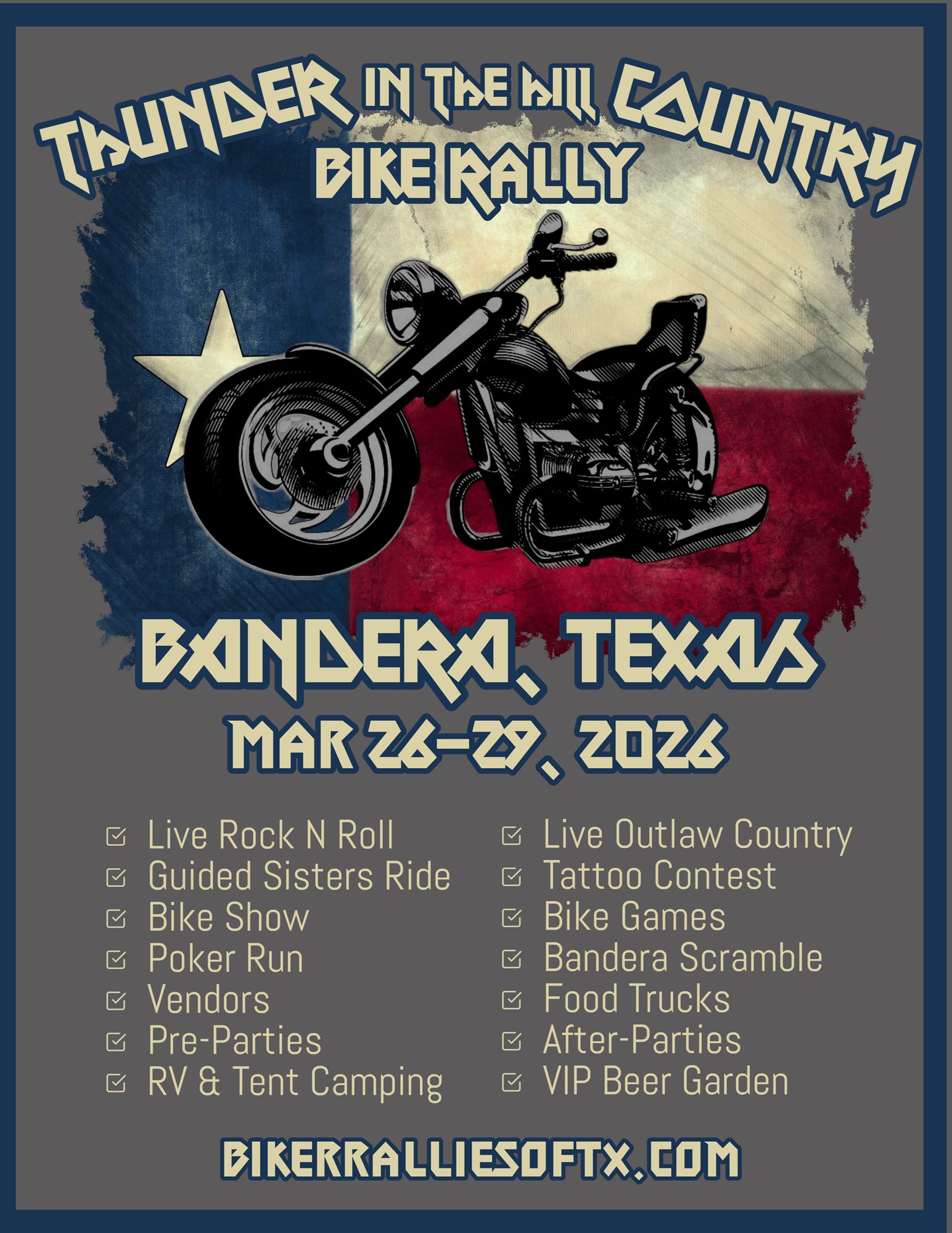 Thunder in the Hill Country Bike Rally