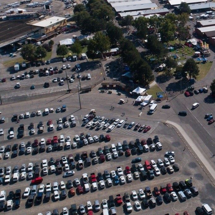 parking lot aerial 