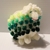 Green Sheep Ornament