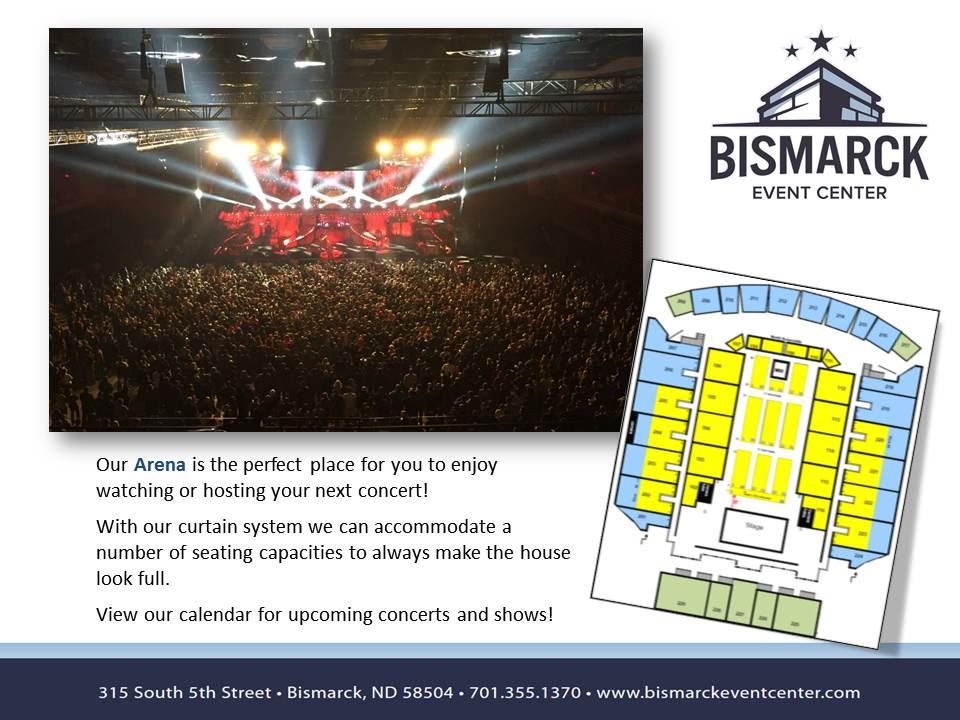 Bismarck Civic Center Seating Chart Bismarck Event Center Dakota