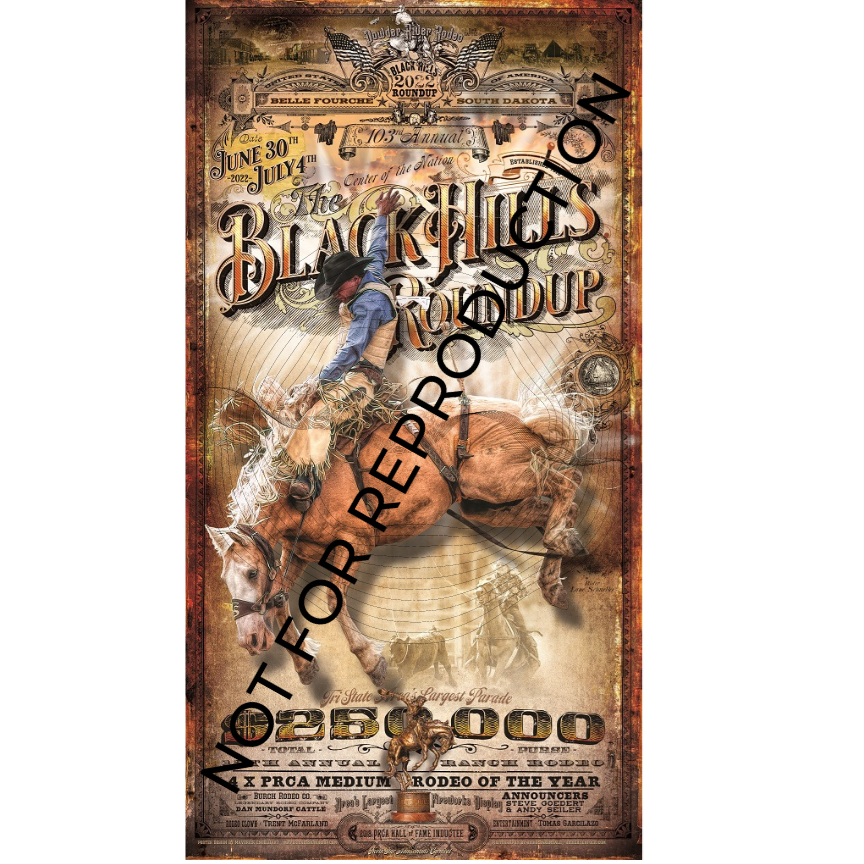103rd Black Hills Roundup Commemorative Poster