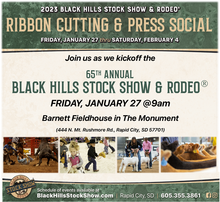 Black Hills Stock Show Press Social & Ribbon Cutting
