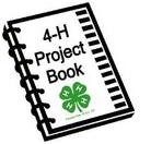 Cartoon image of 4-H Project Book