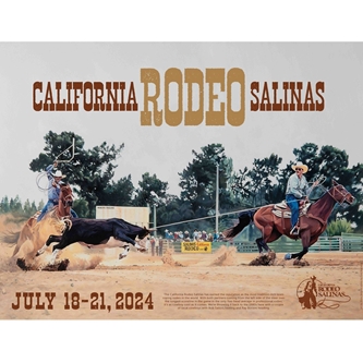 THE CALIFORNIA RODEO SALINAS REVEALED THE 2024 COMMEMORATIVE POSTER 