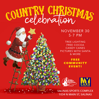 THE CALIFORNIA RODEO ASSOCIATION TO HOST A COUNTRY CHRISTMAS CELEBRATION 