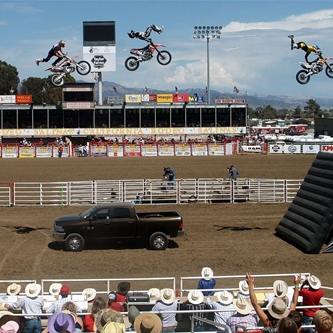 CALIFORNIA RODEO GUARANTEES ENTERTAINING ACTS ON THE TRACK