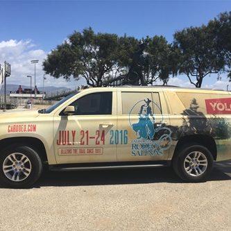 Be on the Lookout for the Official California Rodeo Salinas Vehicle
