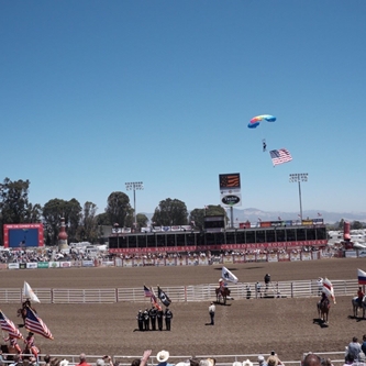 SALUTE TO MILITARY DAY DRAWS ALMOST 12,000 PEOPLE TO THE CALIFORNIA RODEO SALINAS 