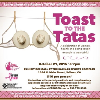 TOAST TO THE TATAS ON OCTOBER 21st 