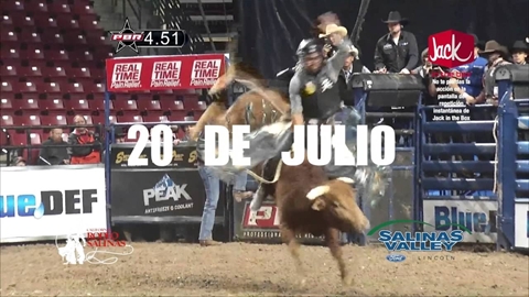 2016 Professional Bull Riding Blue Def Tour Salinas-TV Commercial in Spanish