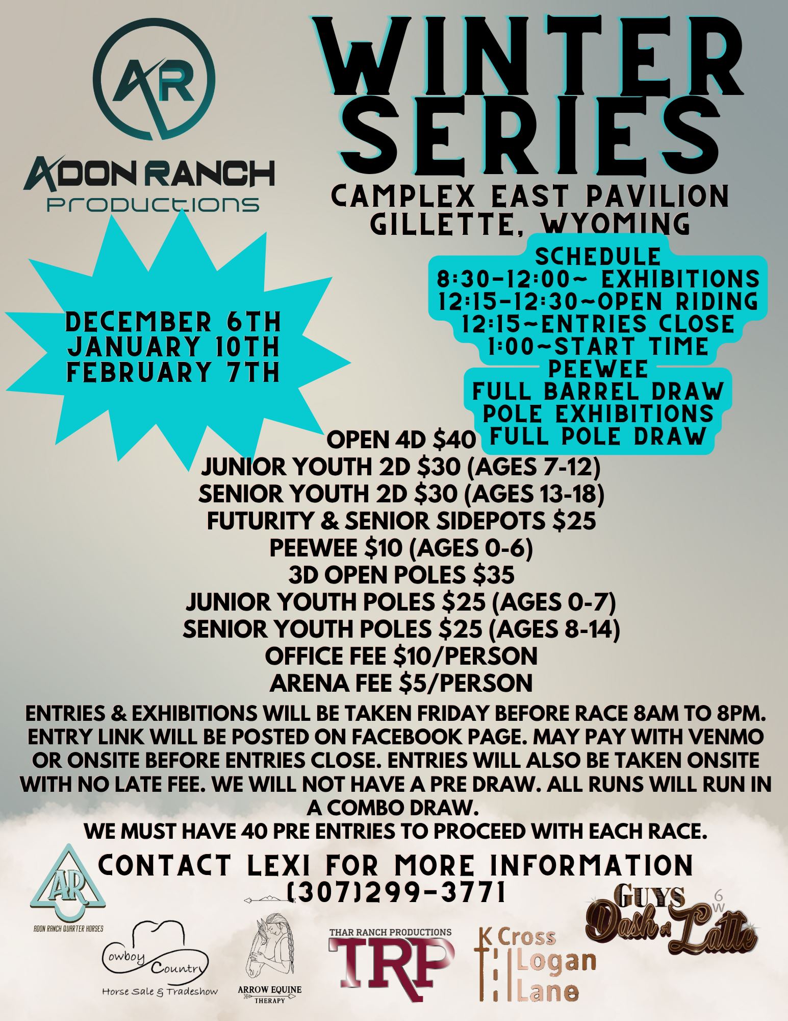 Winter Barrel Racing ARP Winter Series Barrel Race