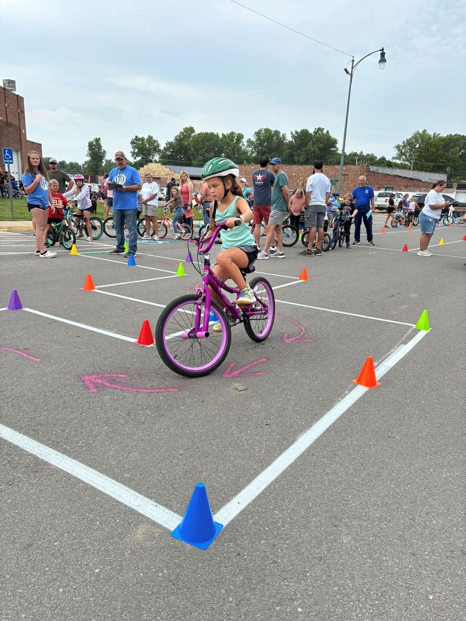 Bikes Riding In A Rode Bike Rodeo sponsored by PHPD