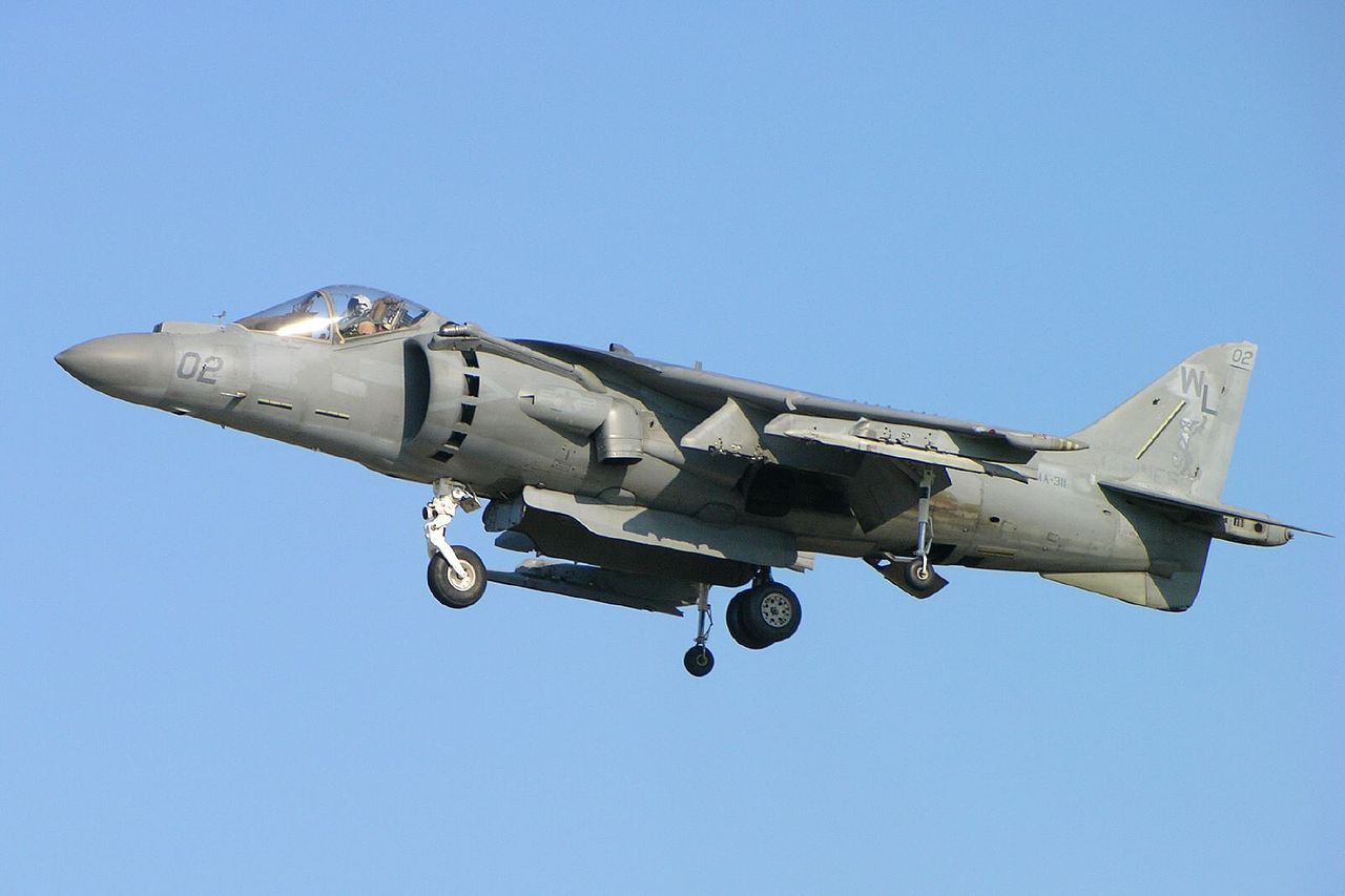 USMC AV-8B Harrier Tac Demo