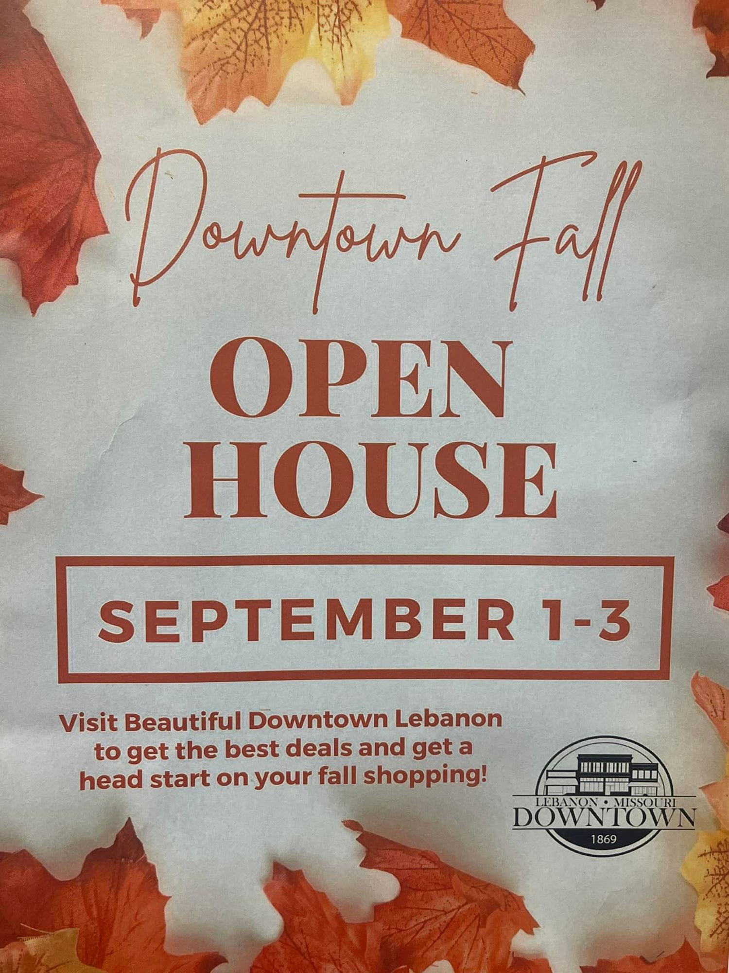 Opening Fall Downtown Fall Open House