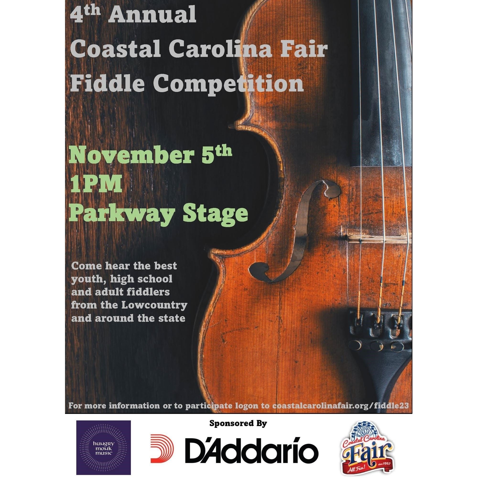 4th Annual Coastal Carolina Fair FIddle Competition