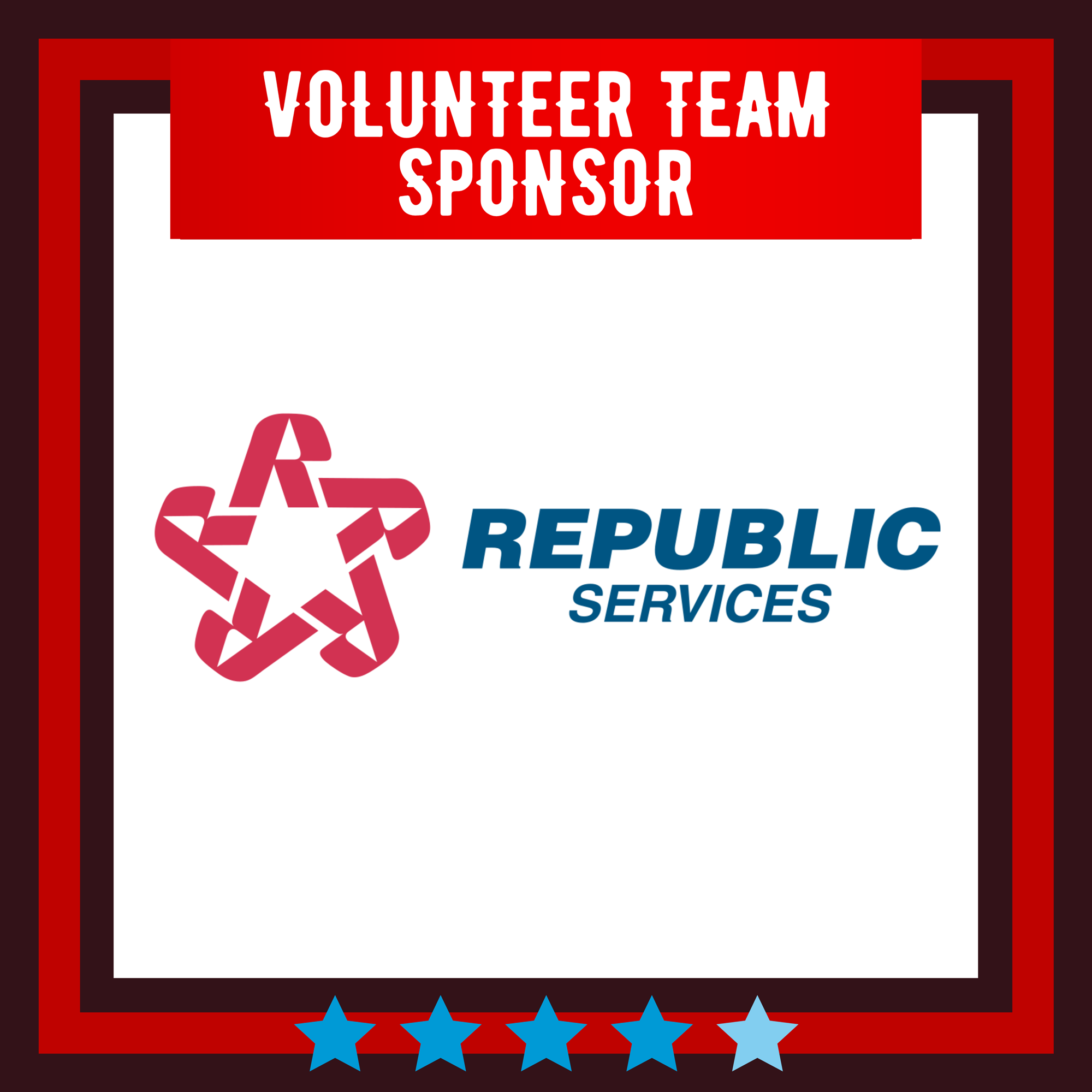 Volunteer Team Sponsor: Republic Services