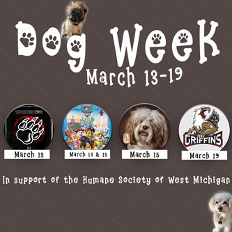 ASM Global Grand Rapids Partners With The Humane Society of West Michigan for Dog Week