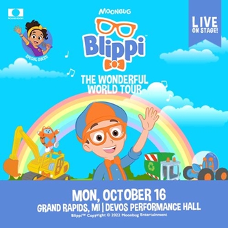 Blippi Returns In A Brand New Production With A Special Stop at DeVos Performance Hall