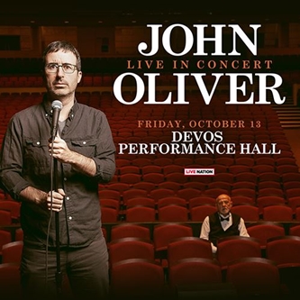 John Oliver Live in Concert at DeVos Performance Hall on Friday, October 13, 2023