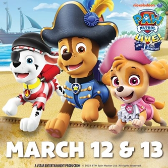Paw Patrol Live The Great Pirate Adventure is Coming to DeVos Performance Hall March 12-13, 2024