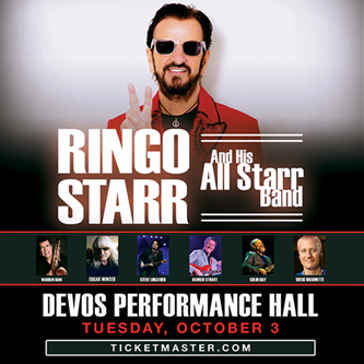 Ringo Starr Announces Fall Tour For His All Starr Band, Including at DeVos Performance Hall Oct.  8
